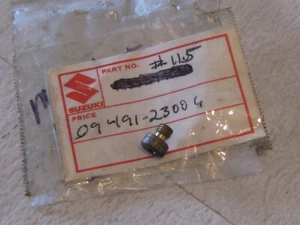 SUZUKI SNOWMOBILE SM MAIN JET #115 NOS! - Picture 1 of 1