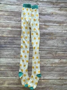 Matilda Jane sz 12 Perfectly Paired White with Yellow Polka Dot Tights B19 - Picture 1 of 2
