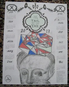 2013 "Tail of the Yak" Calendar designed by Lauren S McIntosh - Picture 1 of 4