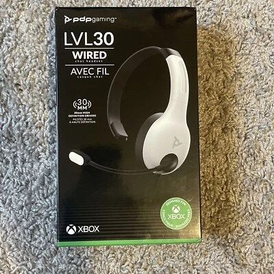 PDP LVL30 Wired Headset with Single-Sided One Ear Headphone  PC, Xbox - White™ - Image 1 of 4