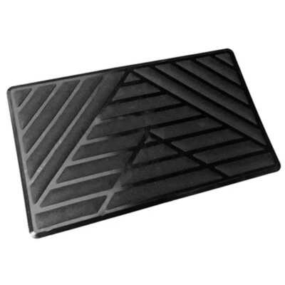 Almohadilla para alfombra de piso de automóvil de 9,84 x 5,91 pulgadas cubierta de parche de pedal alfombrilla para talón impermeable  Foto 1 de 4