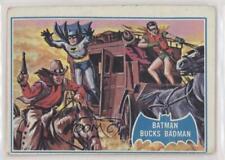 1966 Topps Batman B Series (Blue Bat Logo) Puzzle Back Bucks Badman #31B 05cx