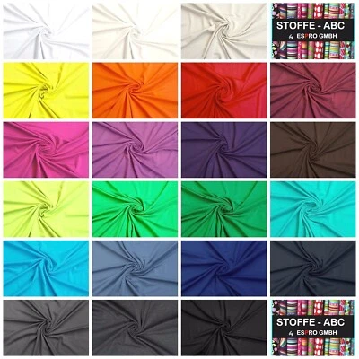 ESPRO Viscose jersey fabrics plain 180 cm wide clothing sewing viscose elastane from 0.5m