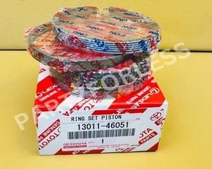 13011-46051 TOYOTA GENUINE OEM Supra 2JZ-GTE JZA80 RING SET, PISTON NEW - Picture 1 of 17