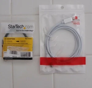 2pk 1-STARTECH.COM Hard to find made easy & 1Meloaudio USB 2.0Ca...Microphone 5f - Picture 1 of 6