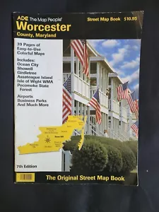 Wicomoco County MARYLAND ADC Street Map Book Used 7th Edition - Foto 1 di 13