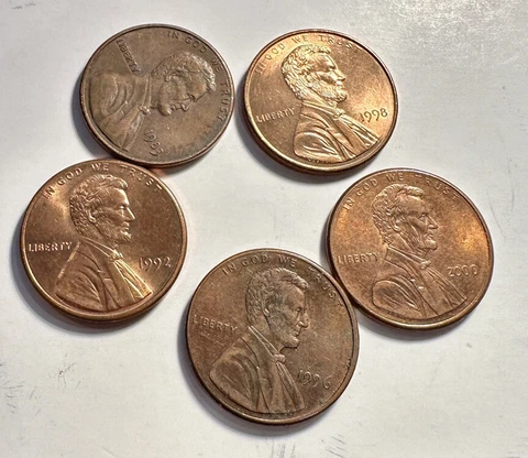 1980’s 90’s 00’s Lincoln Memorial Error Lot ~ Off-Center, DDR, Etc. ~WOW  ~ I07 Cover