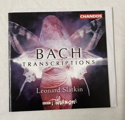 Johann Sebastian Bach Transcriptions Leonard Slatkin Classical Music CD - Image 1 of 4