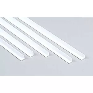 Plastruct 90505 AFS-6 Winkel, weißer Kunststoff (5) 3/16"" H&W x 0,030"" T x 24"" lang - Bild 1 von 2