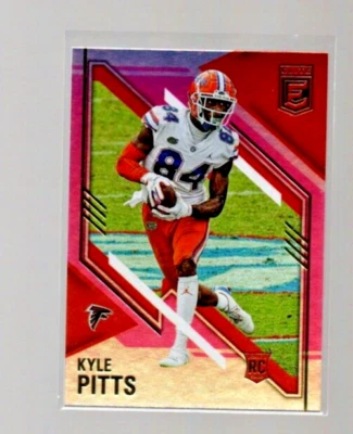 2021 Kyle Pitts Red Donruss Elite RC  No. 117 Atlanta Falcons TE - Image 1 of 2