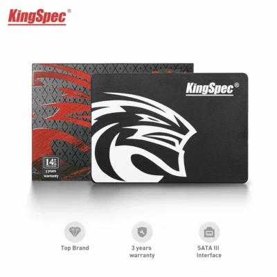 KingSpec SSD 2.5"   SATA3 Internal Solid State Drive  Windows 10 Pro Loaded - Image 1 of 3