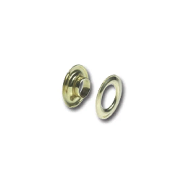 1 - 100 pack Grommets #0 1/4" (0.6 cm) Solid Brass   - Image 1 of 1