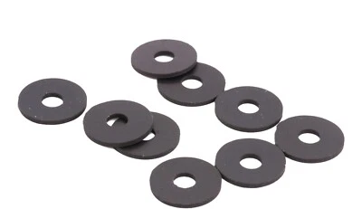 ALLTRADE SUPPLY INC 1/4" ID x 3/4" OD x 1/16" Rubber Flat Washers – Automotive & Industrial Use