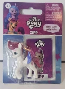 Minifigura de personaje My Little Pony Zipp con tarjeta extra. - Imagen 1 de 2