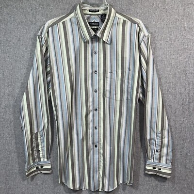 Camisa de vestir ajustada Van Heusen para hombre XL 17-17,5 manga larga sin arrugas MS55 Foto 1 de 4