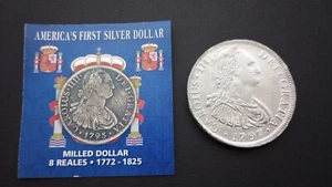 Hommage to America's 1st Silver Dollar The 8 Reales Tribute Coin of 1997 - Bild 1 von 13