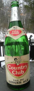 Country Club Ginger Ale, Quart soda bottle. Springfield, Mass. 1950's-early 60's - Picture 1 of 5
