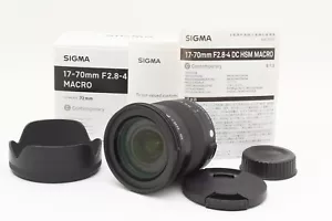 Near Mint Sigma DC 17-70mm F/2.8-4 Macro OS HSM C Lens w/Box For Nikon #2346736 - Picture 1 of 12