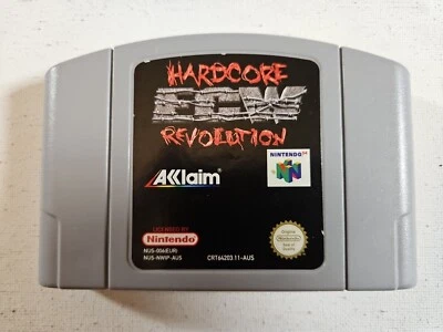 ECW Hardcore Revolution - Nintendo 64 N64 Cartridge - AUS PAL - Free Postage - Image 1 of 4