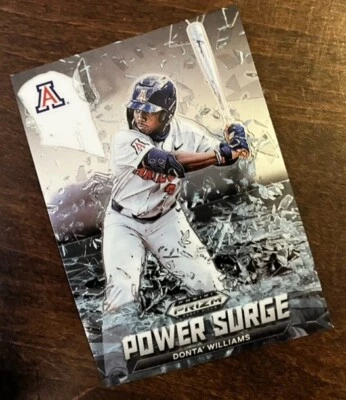 2021 Panini Prizm Draft Picks - Power Surge Donta' Williams #PS-DW - Image 1 of 2