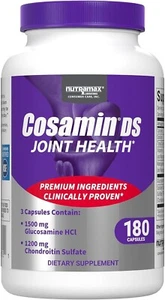 Cosamin DS Double Strength Joint Care Glucosamine 180 Capsules Gluten-Free - Picture 1 of 7