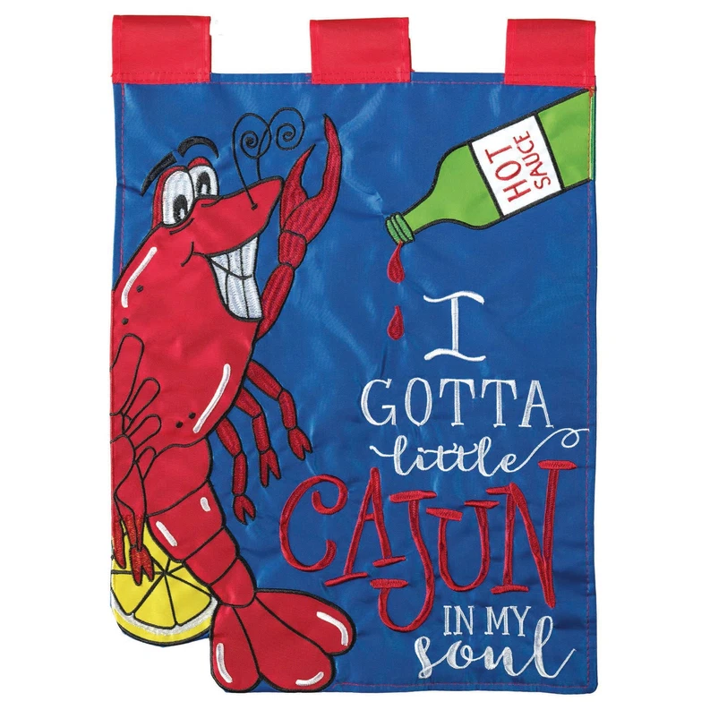 Flg Dapp I Gotta Little Cajun Poly Garden grande Foto 1 de 1