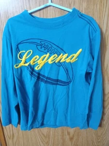 Crazy 8 Boy S(5/6) Teal Top W/Football "Legend" #133C - Picture 1 of 2