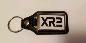 Ford Fiesta Xr2 Logo Keyring Black/White - Foto 1 di 1