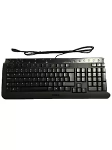 Dell Black USB Wired Computer PC Gaming Multimedia Keyboard SK-8165 - Picture 1 of 3