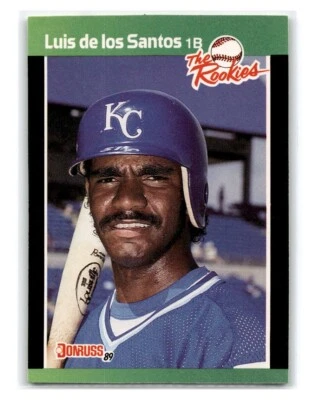 1989 Donruss The Rookies #33 Luis Santos RC  - Image 1 of 2