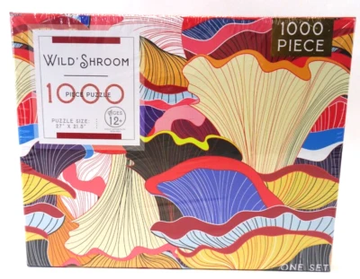 1,000 Piece Jigsaw Puzzle 'Wild Shroom' Brand New Mushrooms Art FACTORY SEALED - Image 1 of 4