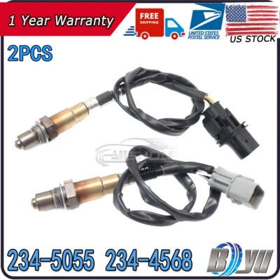 2 датчика кислорода O2 вверх + вниз для Hyundai Accent 2012-2018 Kia Rio Soul 1,6 л - Изображение 1 из 4