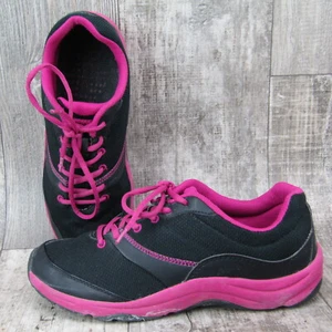 Vionic Kona Orthotic Athletic Tennis Shoes Walking Black Fuchsia Pink 9.5 M - Picture 1 of 9