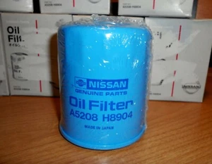 1 x Genuine Nissan Oil Filter A5208 H8904 - S13 CA18DT Z32 VG30DTT R33 RB26DETT - Picture 1 of 7
