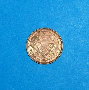New Zealand 1874 George Mc Caul One Penny Token EF Nice - Foto 1 di 2