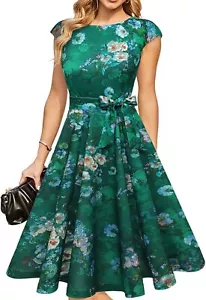 DRESSTELLS Women's Cocktail Vintage Dresses 2024 Modest Wedding Guest Large - Picture 1 of 5