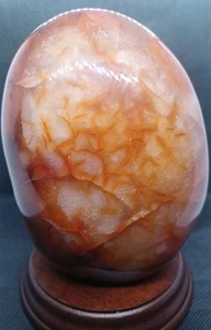 2086g großer natürlicher Karneol roter Quarz Achat Kristall Freiform Display Präparat - Bild 1 von 8