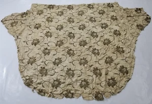 Antiker osmanischer metallischer handbestickter Seideneinsatz 130 x 120 cm - Bild 1 von 12