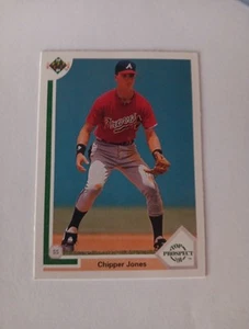 1991 Upper Deck #55 Chipper Jones RC Rookie Atlanta Braves - Picture 1 of 2