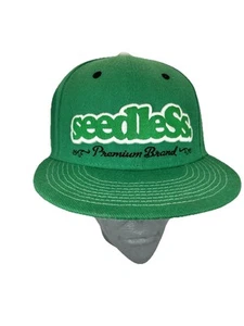 Seedless Premium Fitted baseball hat With Satin Liner And Hidden Stash Pocket - Picture 1 of 10