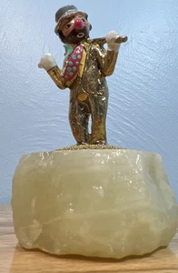 Ron Lee Hobo Zirkus Rodeo Clown Anhalter Figur Skulptur signiert datiert 1988 - Bild 1 von 8