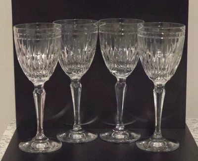 Set of 4 of Waterford Crystal Hanover Wine Glasses 7-5/8” - excellent - Image 1 of 4