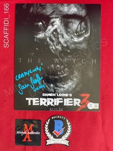 Samantha Scaffidi autographed signed 8x10 photo Terrifier 3 Beckett COA - Picture 1 of 1