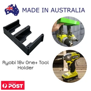 Ryobi 18V ONE+ Tool Holder – Wall Mount Bracket for Cordless Power Tools - Picture 1 of 7