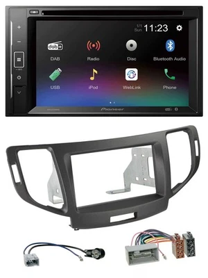 Pioneer Bluetooth MP3 USB 2DIN DAB DVD Autoradio für Honda Accord ab 11 anthrazi - Bild 1 von 4