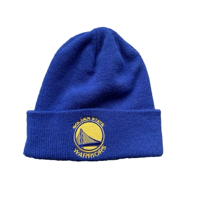 Golden State Warriors Knit Beanie Hat NBA Adidas One Size Fits Most - Image 1 of 4