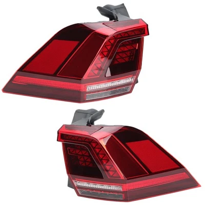 Luz trasera LED izquierda derecha lámpara de freno con bombillas para VW Volkswagen Tiguan 2016-2022 Foto 1 de 4