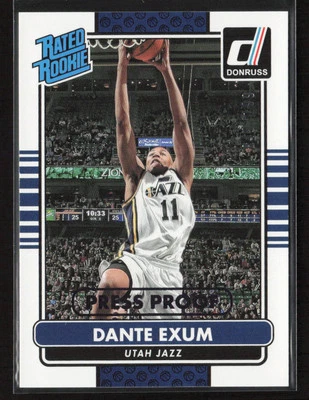 Dante Exum 2014-15 Donruss #204 pruebas de prensa púrpura/199 Utah Jazz Foto 1 de 2