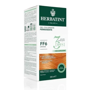 Herbatint Gel Colorante Permanente 3Dosi 300ml FF6 Orange Senza Ammoniaca Per Pe - Foto 1 di 1