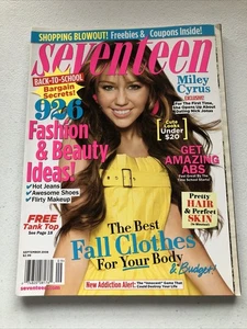 Seventeen Magazine - Miley Cyrus Cover, September 2008 - Bild 1 von 3